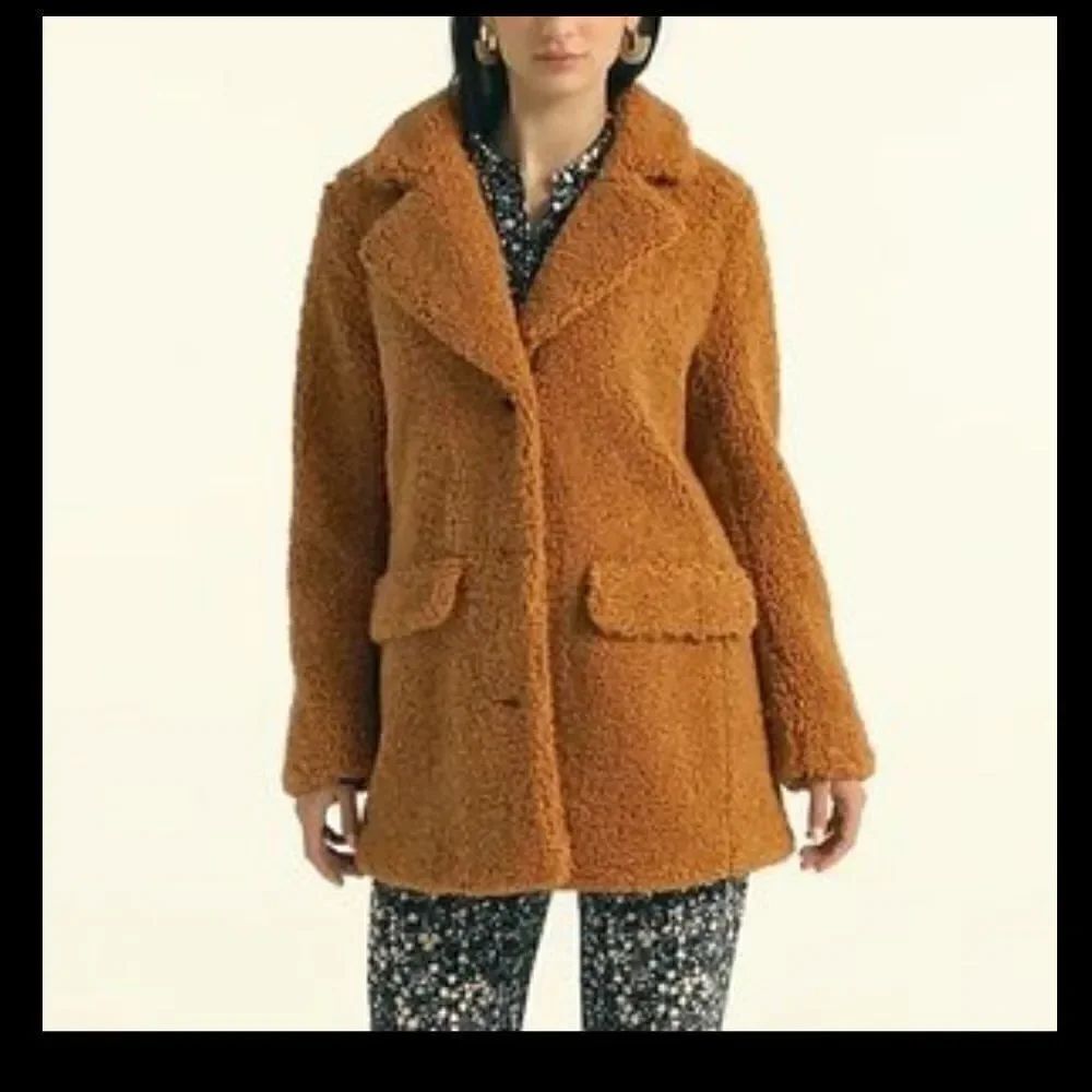 J Crew Teddy Sherpa Jacket NWT - Picture 10 of 13